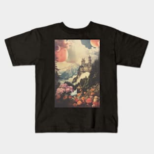 Naturescape Melodies Vintage Nature Aesthetic Art Kids T-Shirt